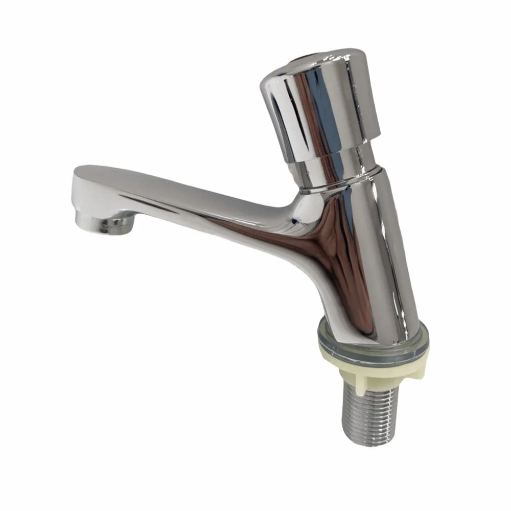 

Durable Single Cold Water Time Delay Faucet Copper Female Thread G1/2 Self Closing Tap Push Button Water Saving Faucet Hotel Use