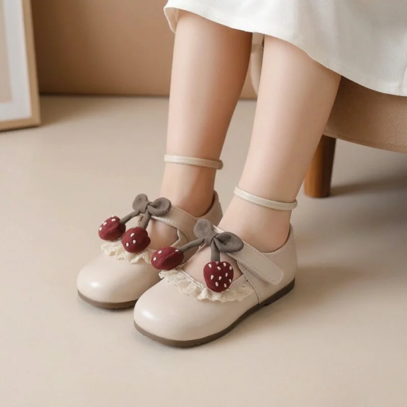 

Новые детские туфли из искусственной кожи для девочек, весна-осень, с мягкой подошвой, модные, для школы, размеры 23-34