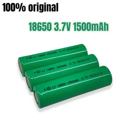 100% Real Capacity 3.7V 1500mAH 18650 Lithium Ion Rechargeable Battery, Suitable for Various Electronic Products