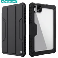 Nillkin Bumper Pro Leather Case for iPad 10th generation / 10.9 2022, Slide Camera Protection Shield Smart Flip Back Cover