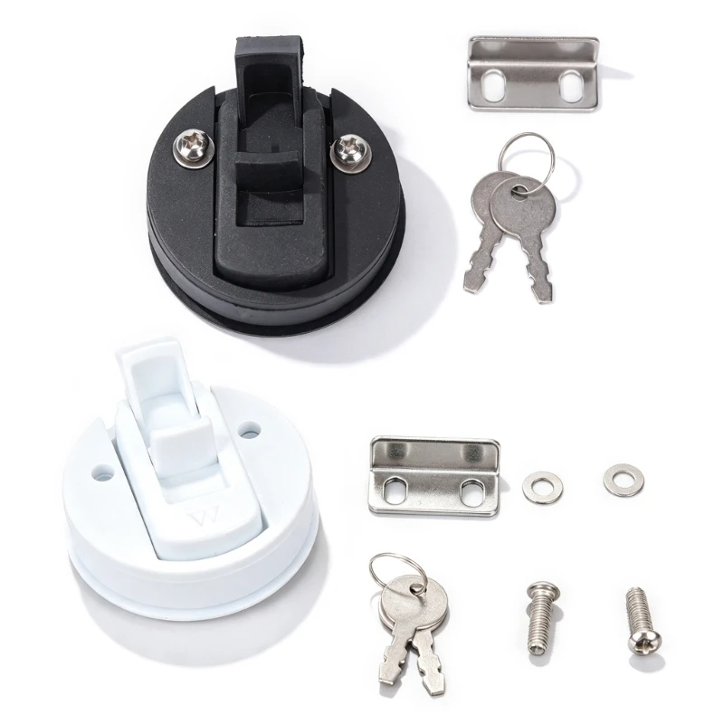 Boat Floor Cover Lock Hardware, Keyed Flush Deck Panel Set Use