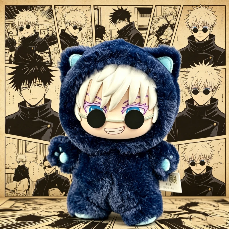 

Оптовая цена: Оригинальная серия плюшевых подвесок-брелоков Eaki Jujutsu Kaisen Season 2 Cat Park Party Five Satoru (слепая коробка)