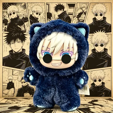 Wholesale Price Genuine Eaki Jujutsu Kaisen Season 2 Cat Park Party Five Satoru Blind Box Plush Handbag Series Model Pendant
