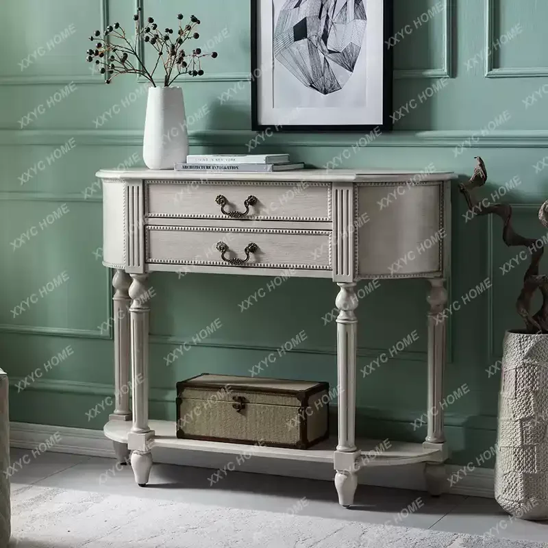 XX Luxury Aesthetic Console Table Modern Simple Living Room Premium Console Table Trendy Entrance Hall  Furniture