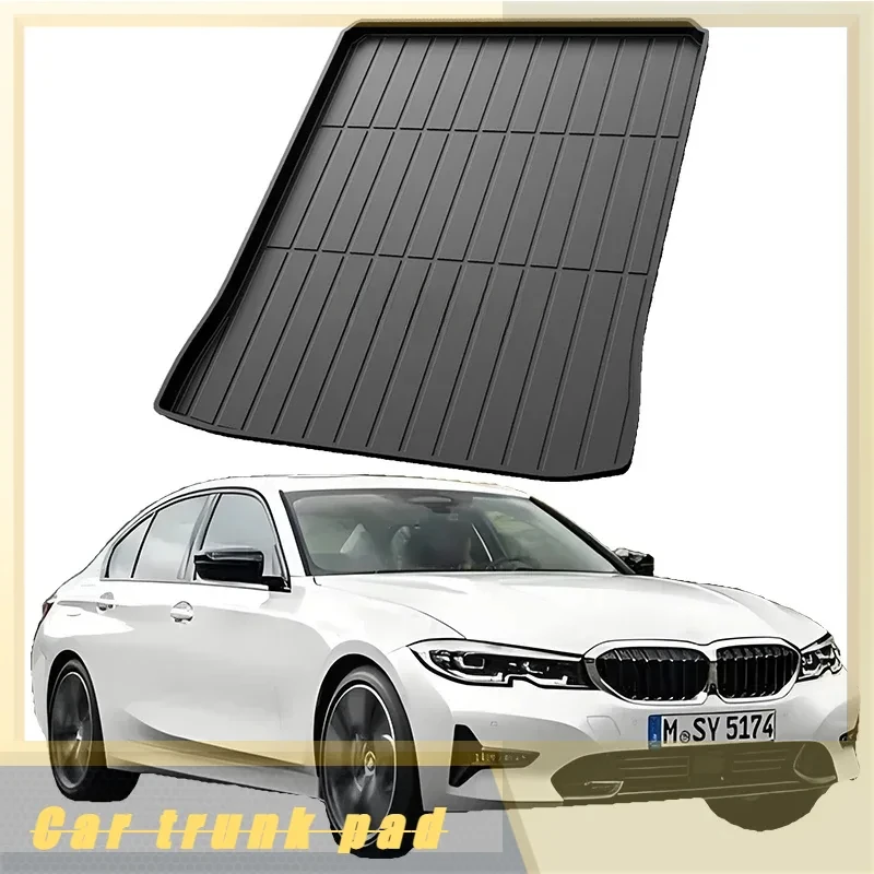 

Auto Rear Boot Cargo Liner Tray Trunk Mat Carpet for BMW 5 Series G30 G31 G38 Cushion Pad Carpet Pad Anti-dirty Anti-water TPE