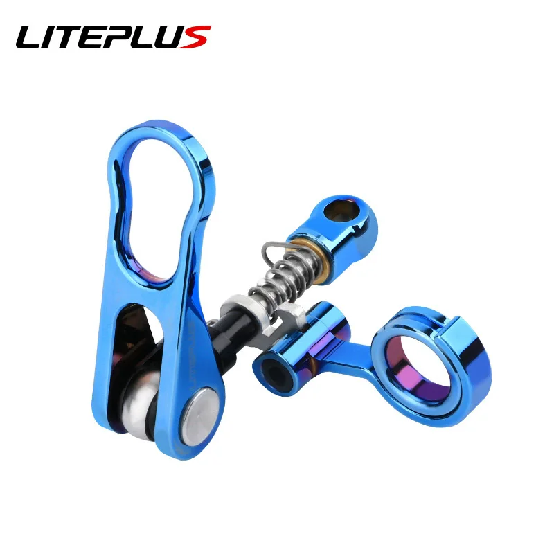 

Складной зажим для трубки сиденья велосипеда, ремень безопасности велосипедного сиденья, быстросъемный зажим для сиденья из алюминиевого сплава для велосипеда Brompton