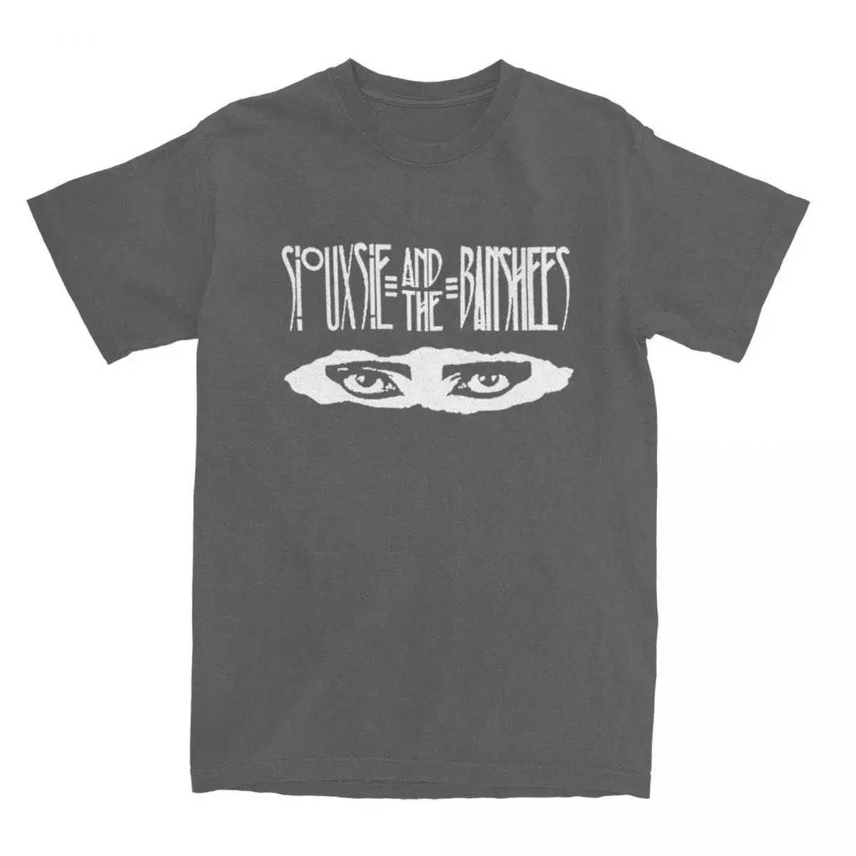Horror Goth 80s Cool T Shirt Siouxsie and Banshees Punk Music Merch T Shirt  O Neck Print Cotton Short Sleeve Casual Loose Tops