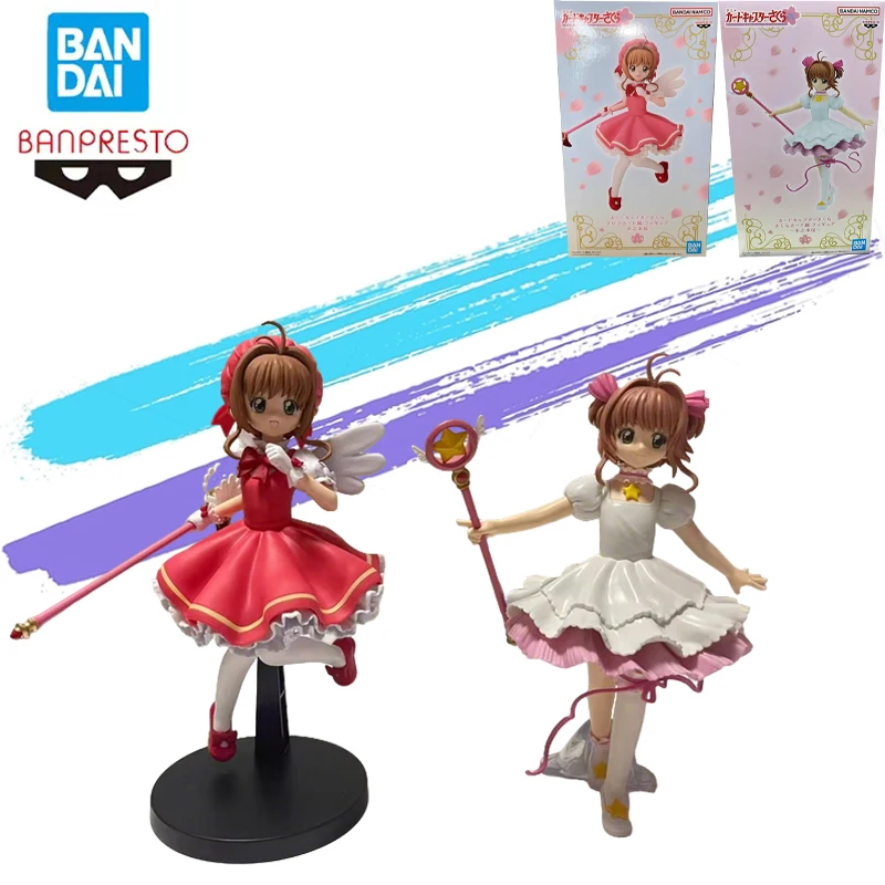 

Оригинальные Bandai Banpresto, новинка, оригинальные и неоткрытые Cardcaptor Sakura Kinomoto Sakura, аниме-фигурки, модель, милая игрушка