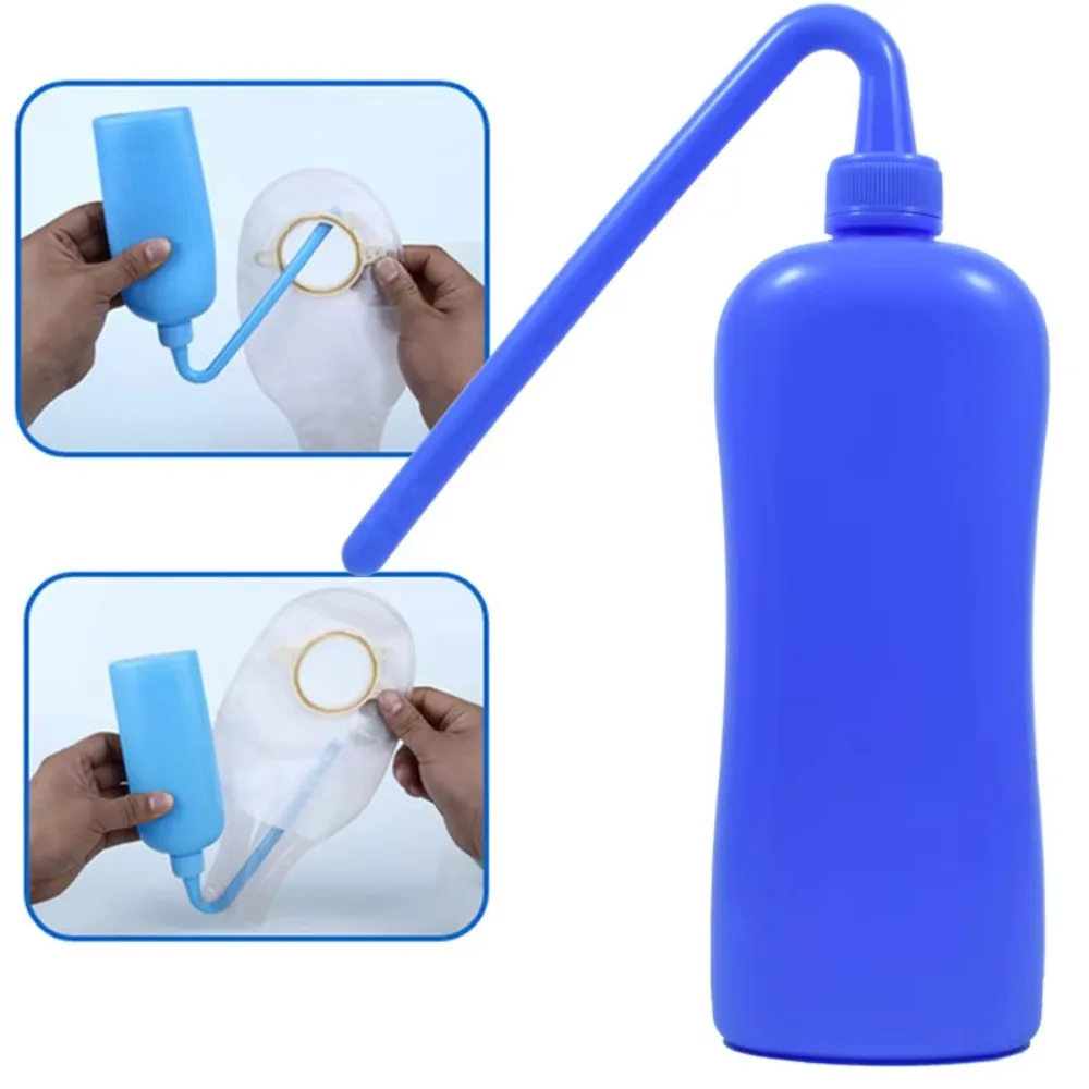 300ML Ostomy Bag Cleaning Bottle Colostomy Bag 360 Degrees Washing Tool Stoma Pouches Remove Ordor Cleaner Flushing Hole Sprayer