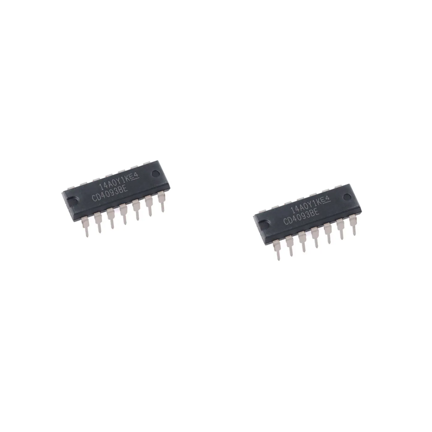 10PCS CD4093BE DIP-14 Schmitt Trigger HCF4093 HEF4093 New Good Quality Chipset In Stock