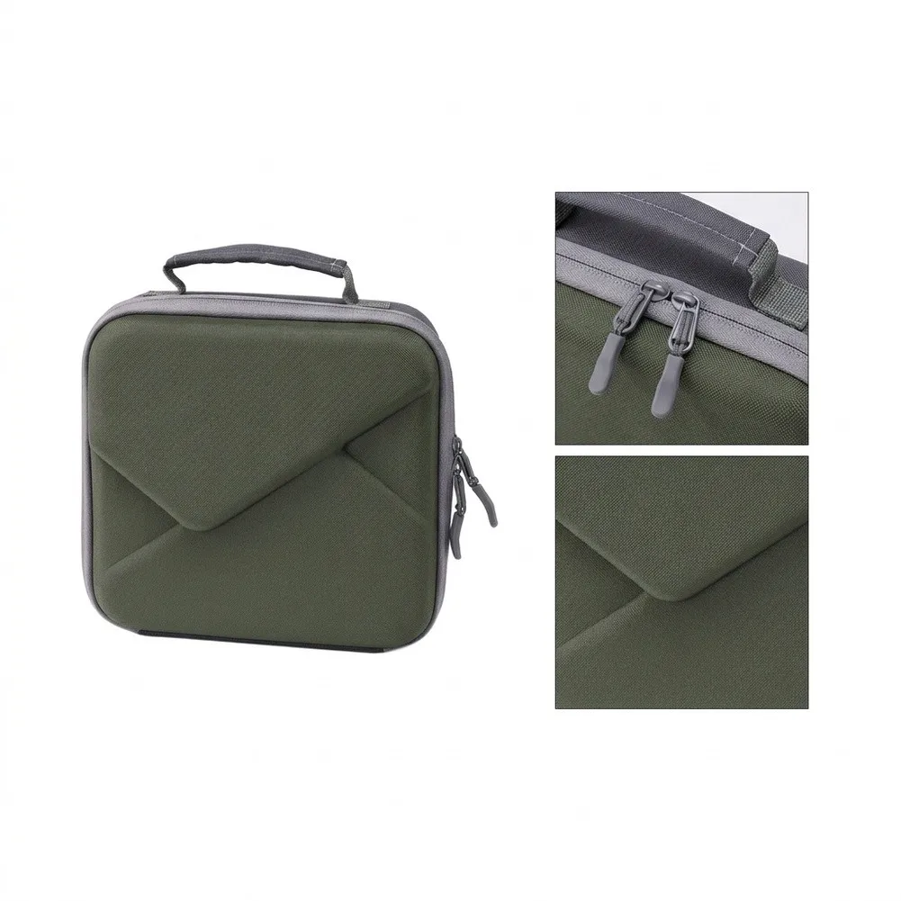 Dark Green EVA Hard Storage Case With Strap Dustproof Drop Resistant Carrying Bag For Canon For Selphy CP1500 CP1300 CP1200