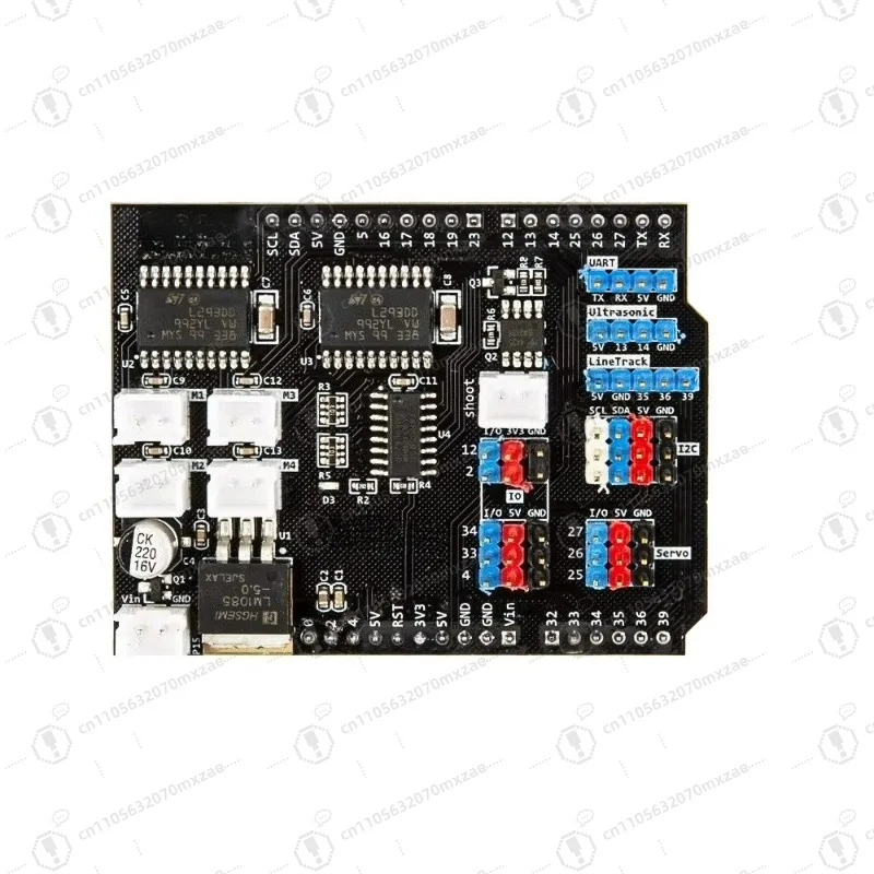 وحدة تحكم ESP32 Max V3 مع وحدة لوحة درع سائق المحرك L293D #1