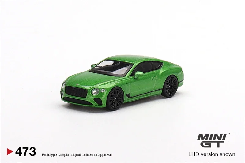 

MINI GT 1:64 Continental GT Speed 2022 Apple Green Diecast Model Car