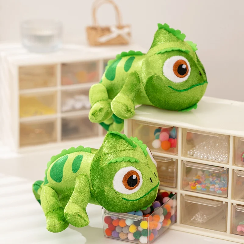 16CM Pascal Rapunzel Chameleon Plush Doll Toy Pascal Stuffed Animals Plushier Doll Shoulder Plush Doll Toy Xmas Gift view 2