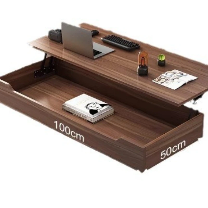 

Living room modern simple multi-functional coffee table coffee seat household tea table simple foldable balcony multi-layer desk