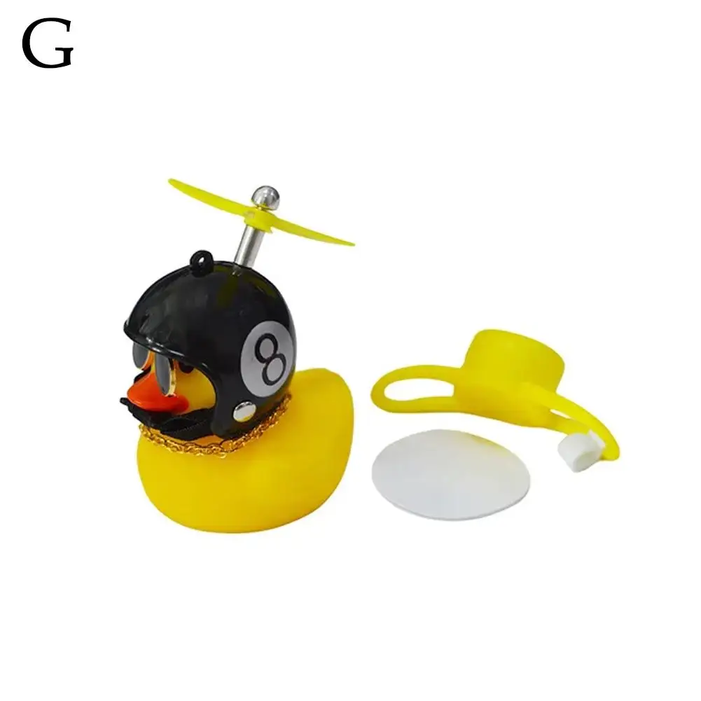 Für kleine gelbe Ente Ornamente Fahrrad gebrochen Wind Ente Helm Dekoration Elektro fahrzeug Auto zentrale Steuerung niedliche Ornamente – Detail 25