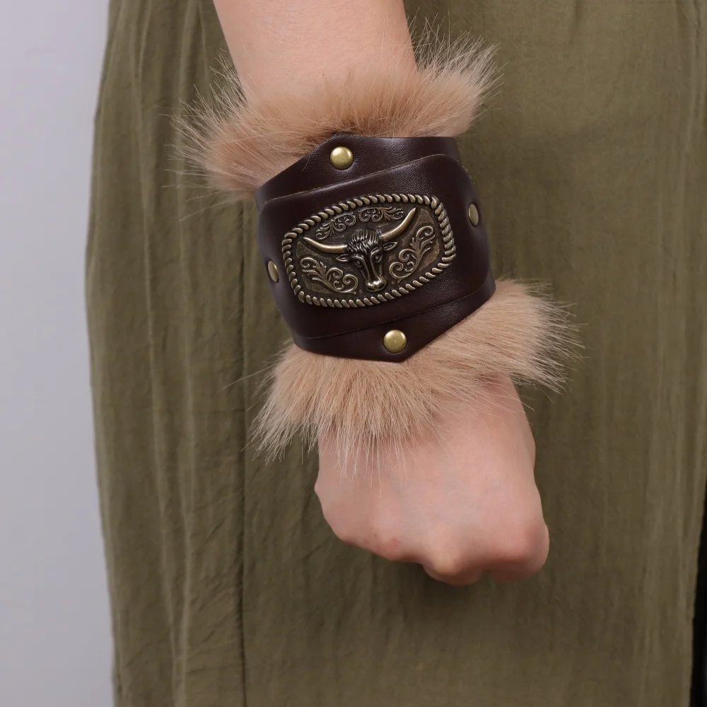 واقي المعصم من القطيفة في العصور الوسطى، إكسسوار الفارس السميك، دعامات ذراع قابلة للتعديل، إكسسوارات أزياء دعامة المسرح التنكرية #2