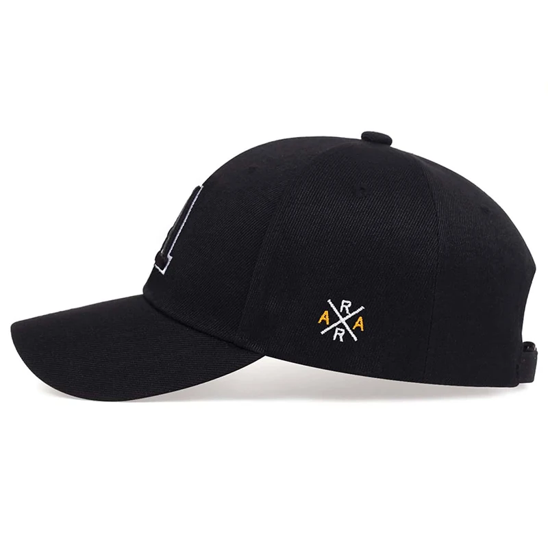 Unisex A Letter Side Ar Embroidery Baseball Caps Spring and Autumn Outdoor Adjustable Casual Hats Sunscreen Hat Sports Golf Cap
