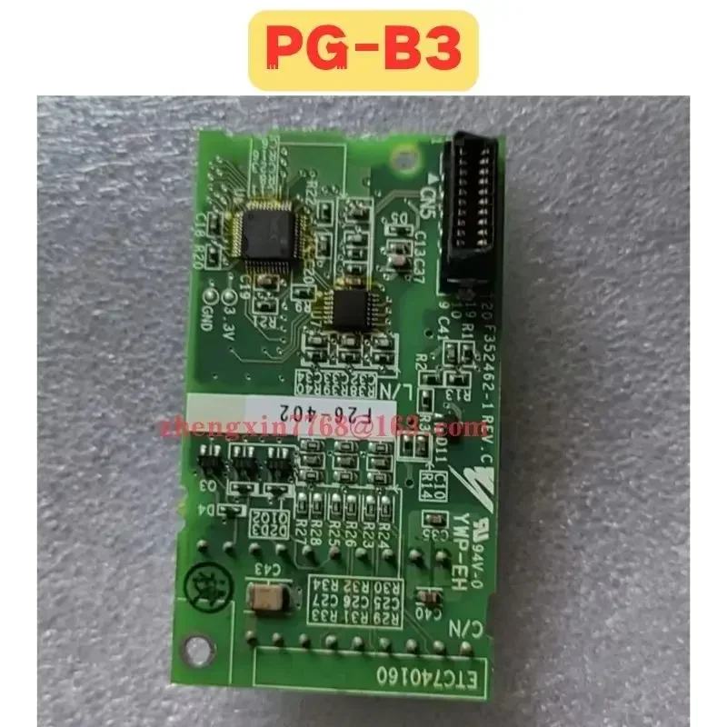 Used Frequency Converter PG Card PG-B3 PG B3 Normal Function Tested OK