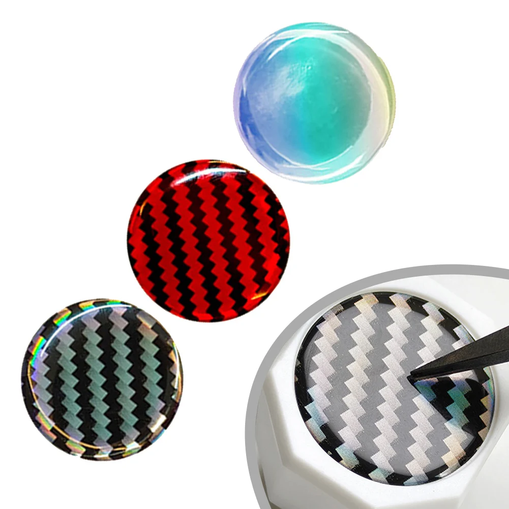 5 Pcs Pickleball Racket Bottom Cover 30mm PVC Paddle Butt End Cover 3D Creativity Sticker For Pickleball Handle Accessories