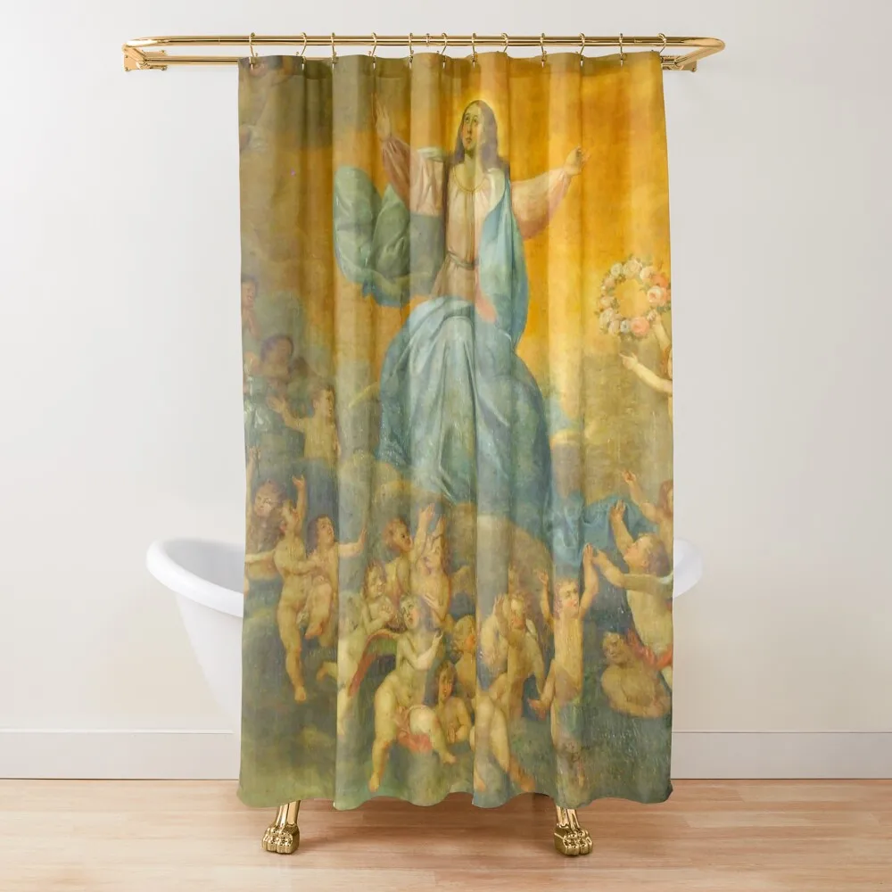 

The Assumption of the Virgin Mary Shower Curtain Bathroom Accessory Bathtub Bathroom Shower For Bathroom Shower Curtain