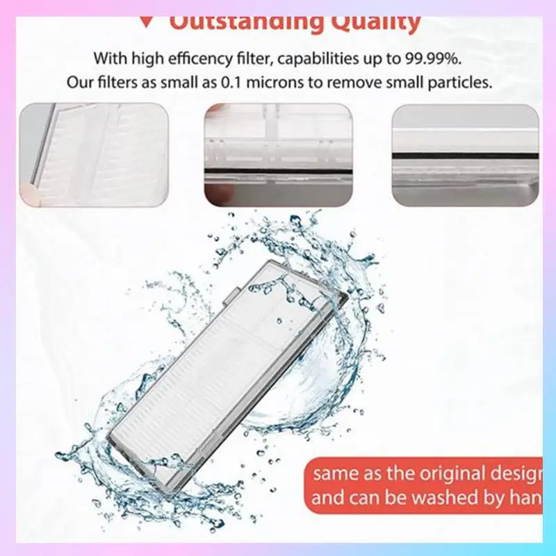 ABRG-Kit Kotak Debu untuk Xiaomi Roborock S8 Pro Ultra /S8/S8 + T7S/G10S Robot Penyedot Debu Suku Cadang Pengganti Kotak Sampah dengan Filter
