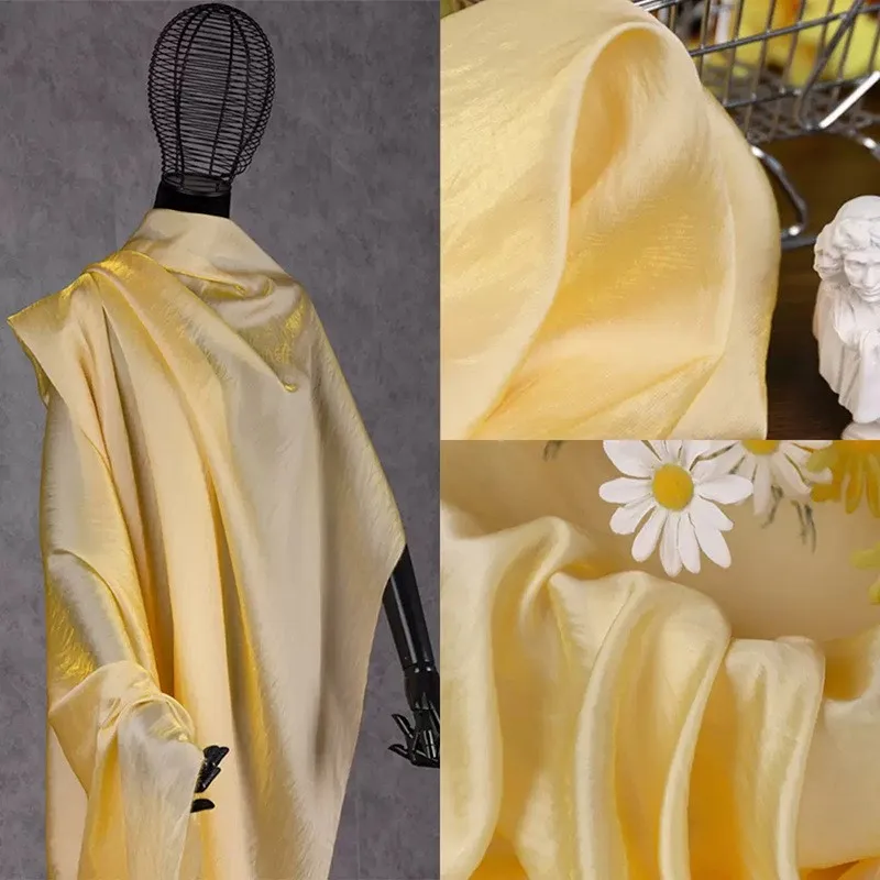 

Рубашка-платье Ханьфу из ацетатного шелка с градиентным узором, дышащая, яркая