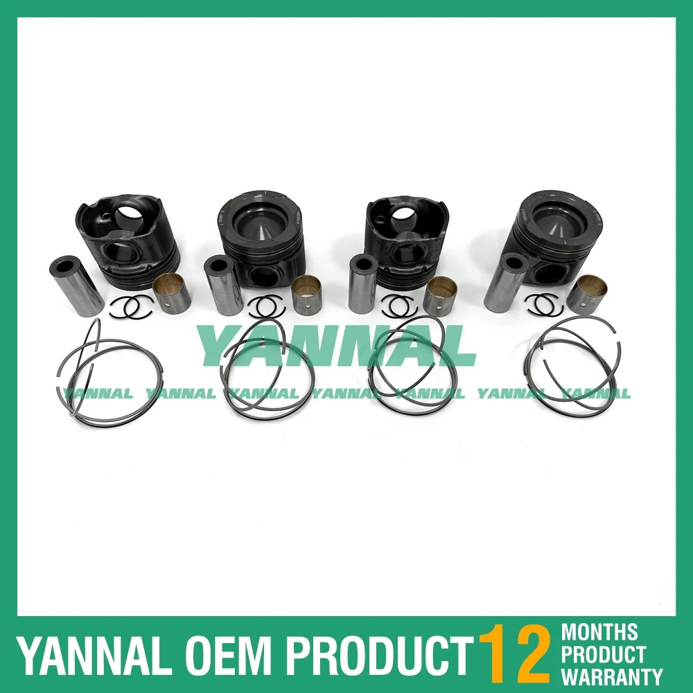 مكبس مع حلقات لقطع غيار محركات تويوتا 1GD