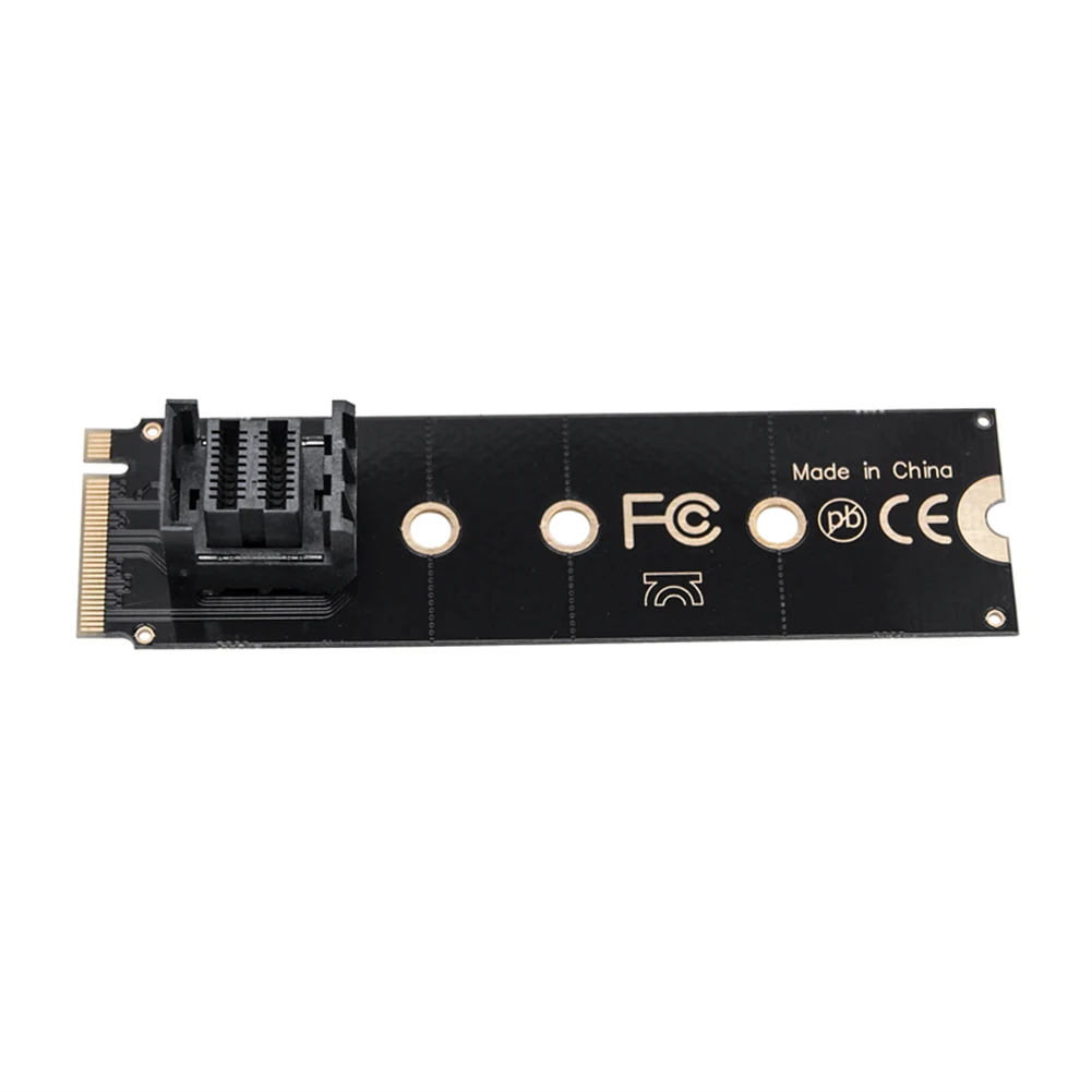 M.2 NVME To U.2 Hard Disk Adapter Card Mkey PCIeX4 M.2 PCIe To SFF8643 Expansion Card Support 2230/2242/2260/2280 SSD