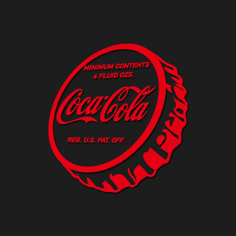 Retro Coca-Cola Bottle Cap Car Stickers for Window Decoration Suitable for Coca-Cola Lovers And Car Enthusiasts Exclusive