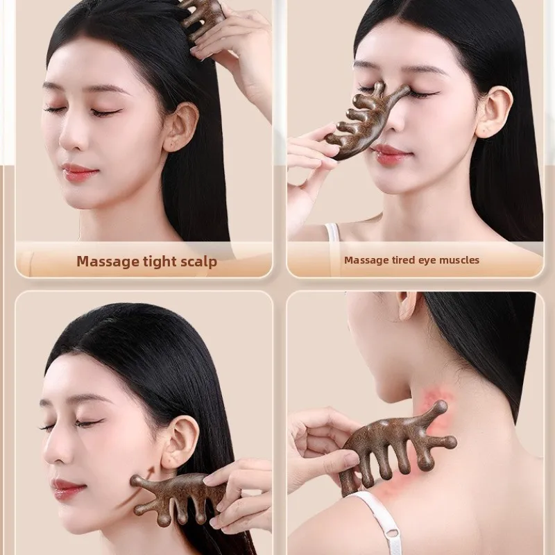 

Resin Large Five Tooth Massage Comb Head Therapy Meridian Comb Five Claw Head Scraping Relaxation Tool Beauty Instrument