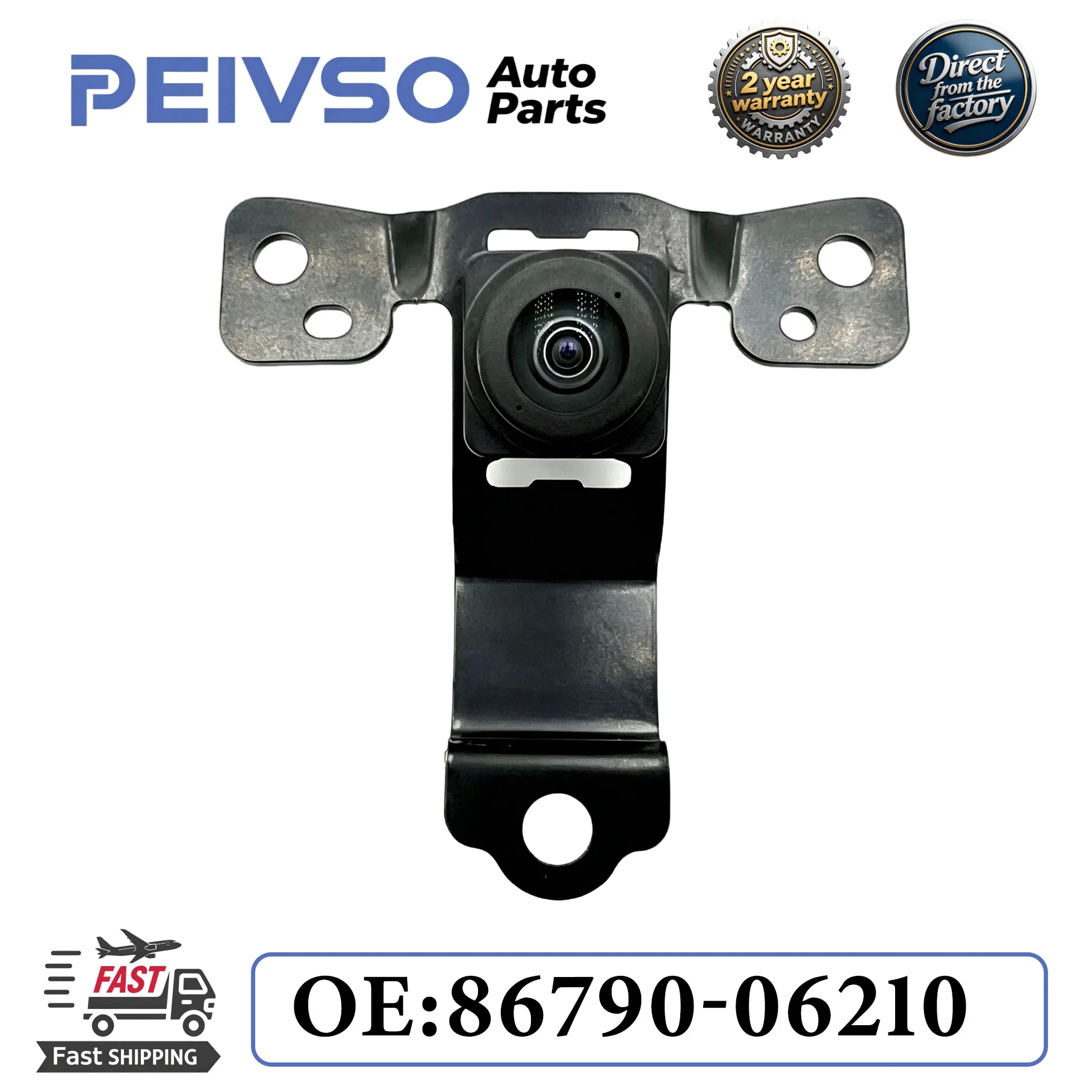 PEIVSO 86790-06210 8679006210 Front View Parking Backup Camera For Toyota Camry 2.5L 3.5L 2020-2022 Car Camera Accessories