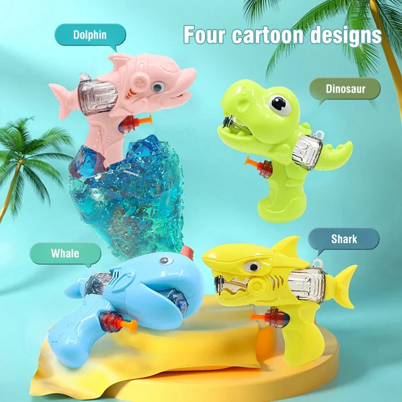 Pistolet à eau de dessin animé dinosaure pour enfants, jouets de bain pour bébés, pistolets de natation pour garçons et filles, cadeaux pour enfants, été, plage, HOSpray