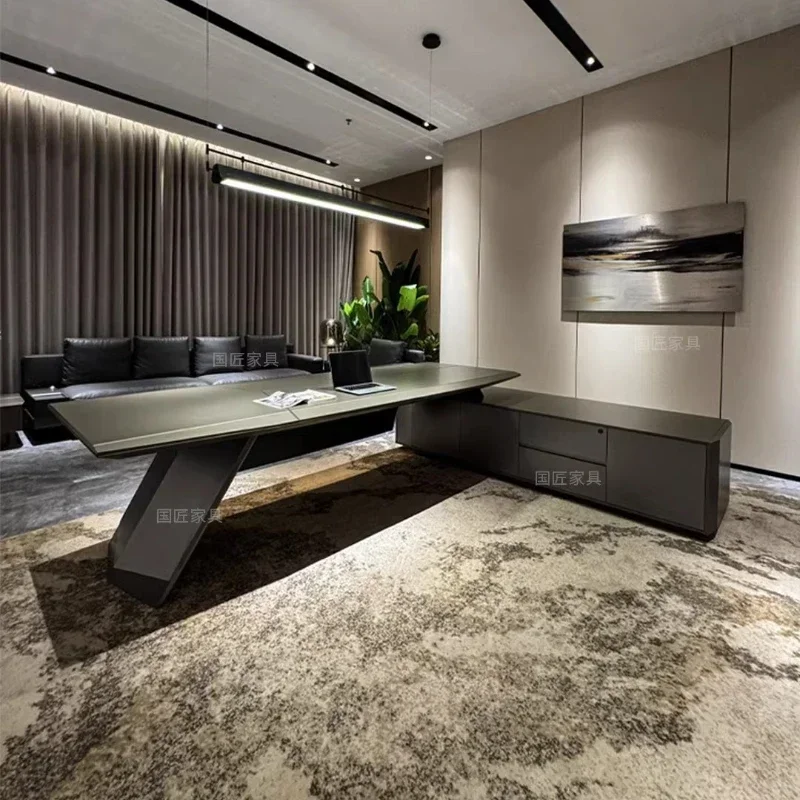 Executive Desk Modern Minimalist Elegant And Slightly Luxurious Office Desks And Workstations Computer Desk Room Desks