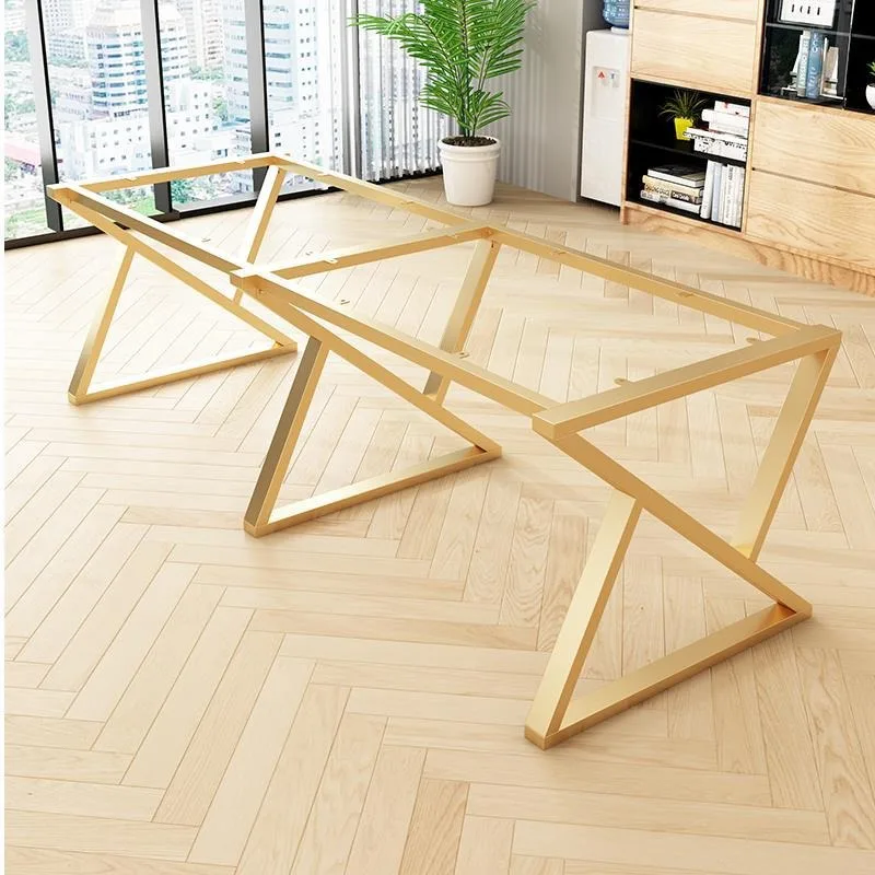 Wrought iron table legs bracket, desk foot, large board table table table frame, metal tripod, rock slab tile, conference table