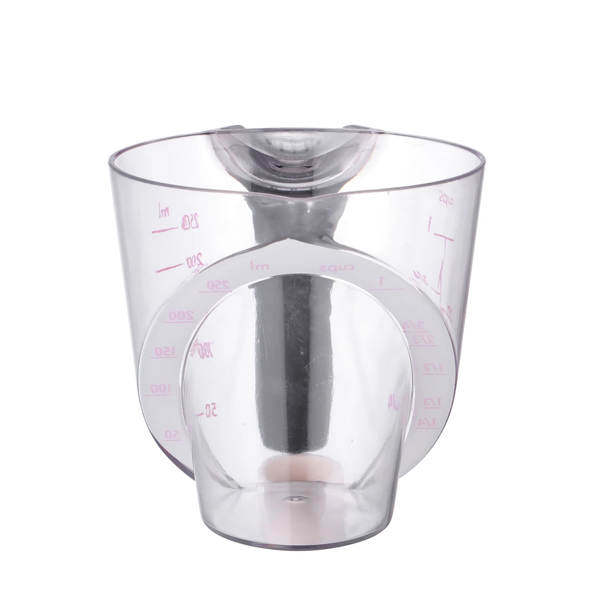 

Plastic Measuring Cup Liquid Baking Juice Water Scale Tool Beaker Smoothie Transparent Long Service Life Easy Read Marks