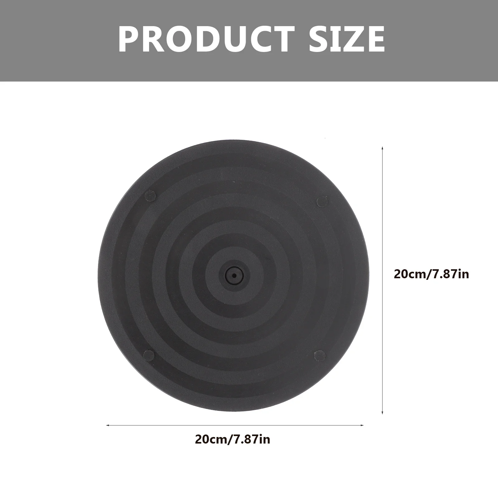 Rotating Turntable Smooth Core Wear-Resistant Flower Arrangement Household Turntable Bracket Plastic Tools