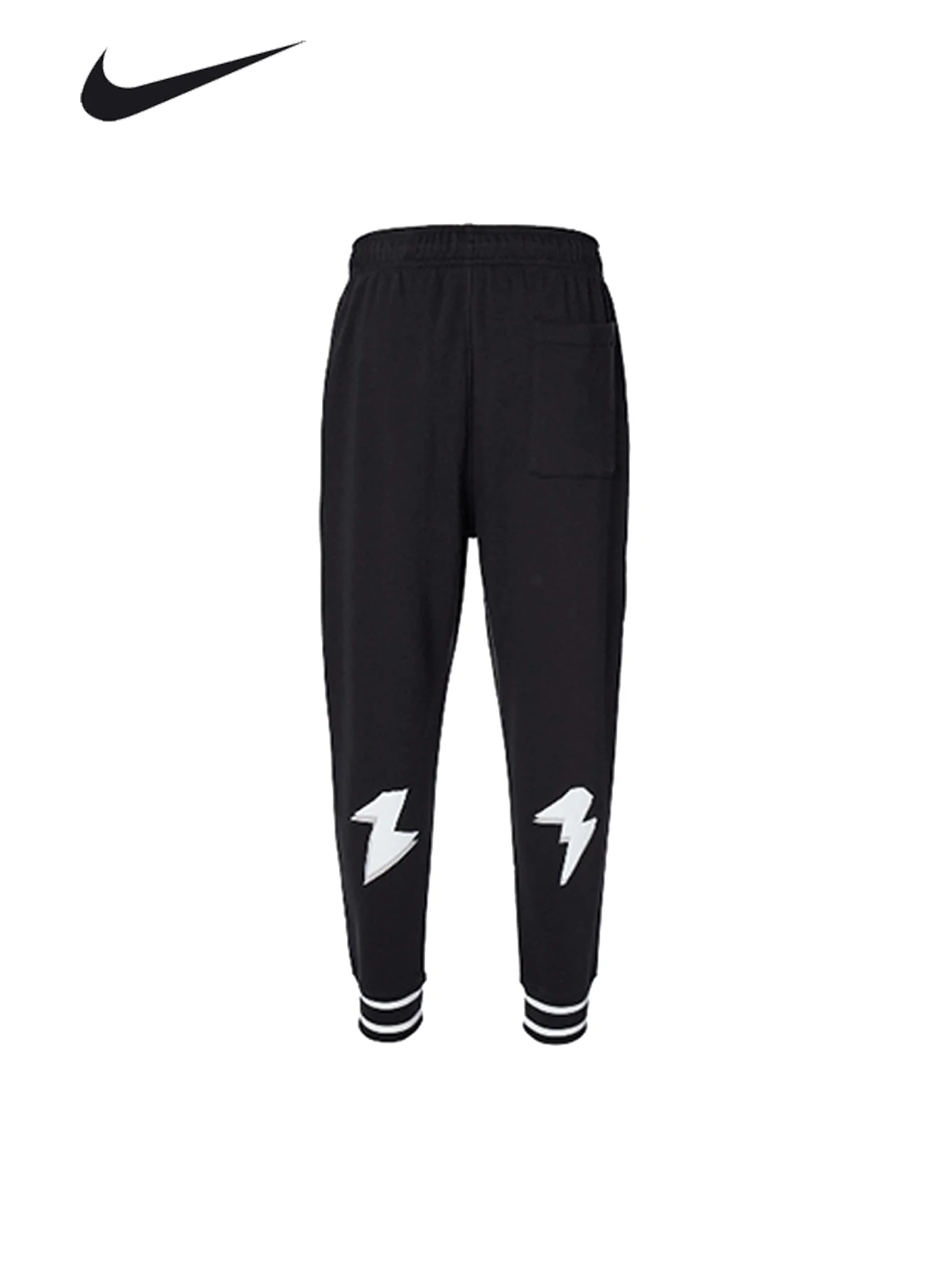 Nike Jordan Men's Fleece Lined Winter Training Ribbed Cuff Knit Sweatpants Casual Long Pants   FD7859-010