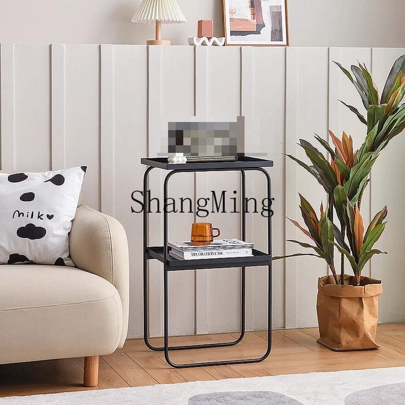 

FG wrought iron living room corner few shelves next to the sofa bedside small table balcony square table