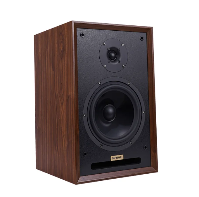 DS8 Bisonic Hifi Passive Speaker 8 Inch Wooden Bookshelf Audio Desktop Home Speaker