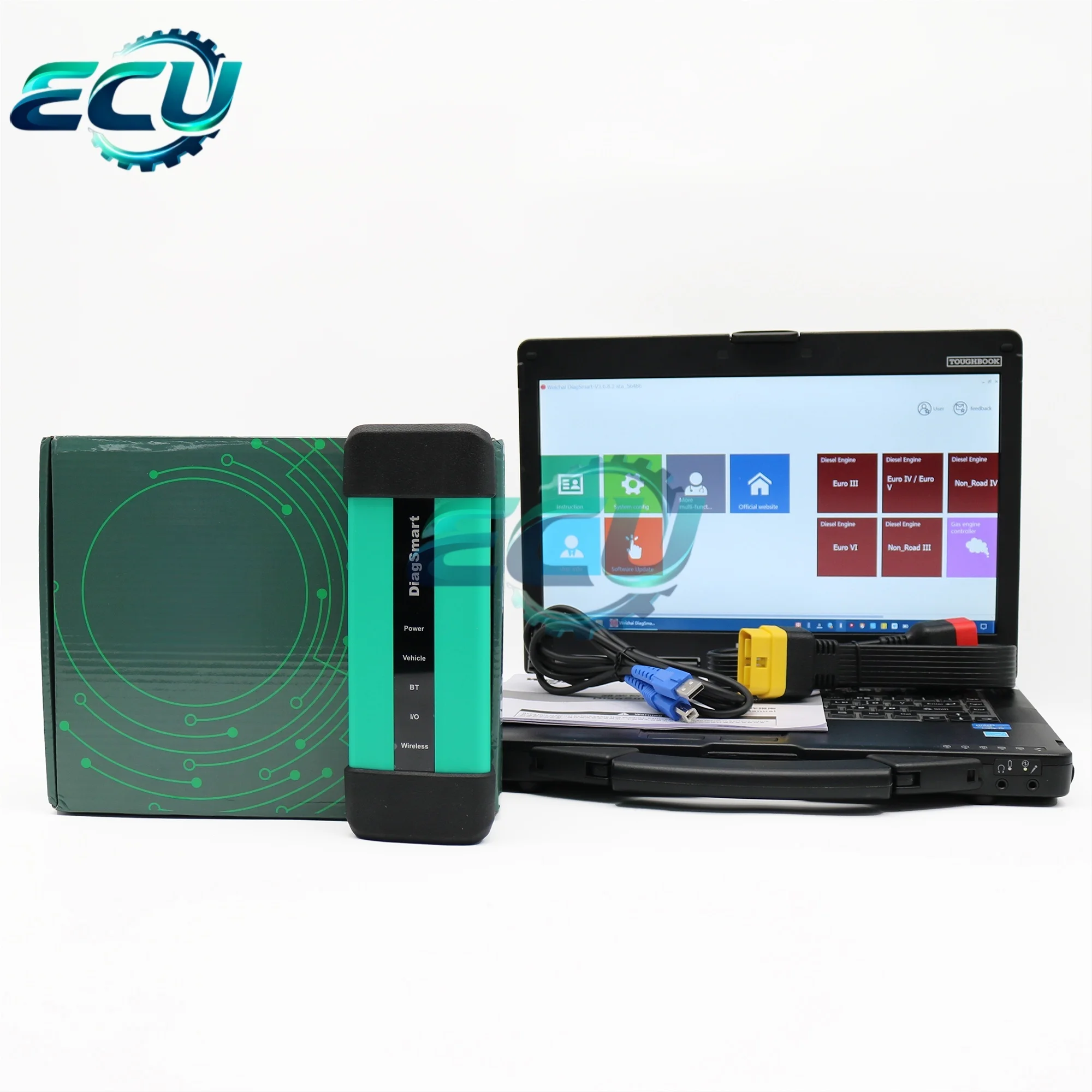 

Для диагностического инструмента для инженерных машин, таких как экскаваторы, оснащенные дизельными двигателями Wei-chai.