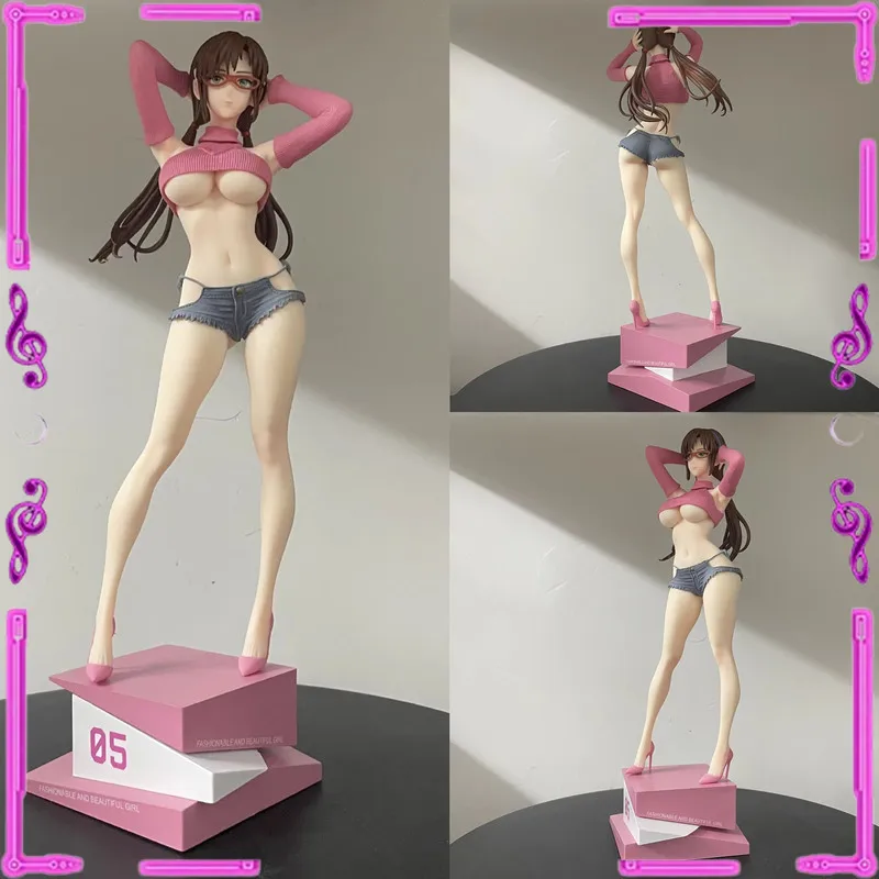 

Anime Beautiful Girl Figure Makinami Summer Girl Boxed Pvc Collectible Figurine For Computer Case Desktop Decor Adult Collection