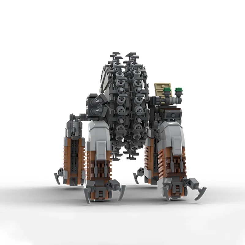 572pcs MOC Star Battle Grievous Wheel Bike - Functional - Fully Rotating Separated Dual Wheel - Advanced Model Building Blocks