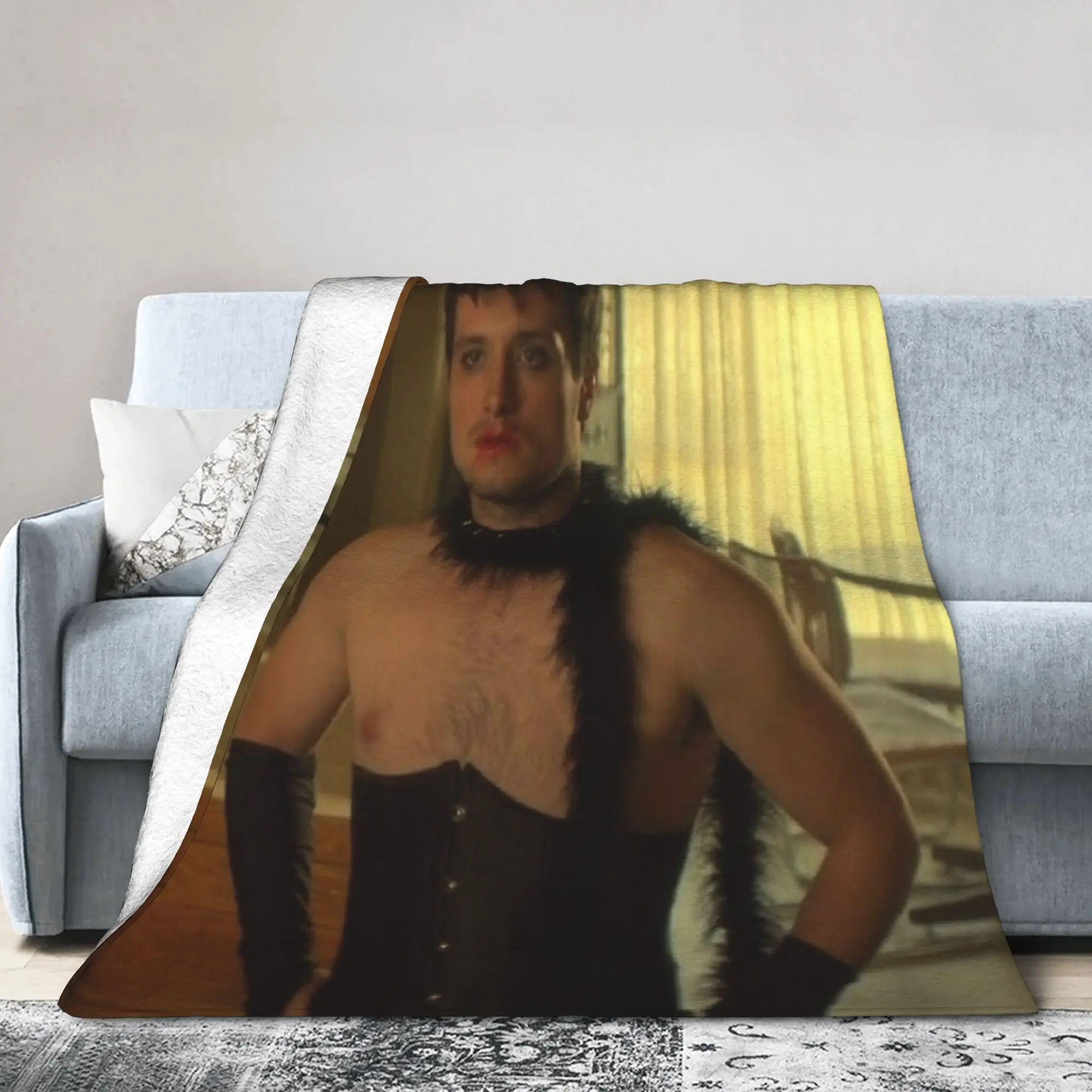 Josh Hutcherson -   Blankets Velvet He Looks Great Relax Ultra-Soft Throw Blanket for Bedroom Rug Piece