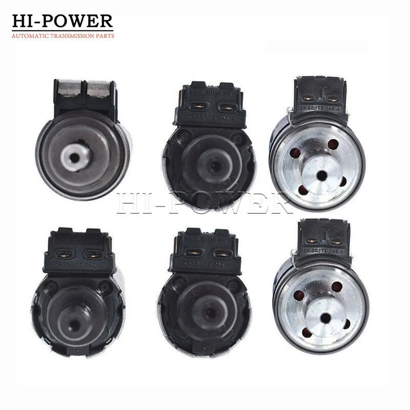 Original 722.6 Gearbox Valve body Solenoids Set 6 Pcs 100% tested for Mercedes Benz 5-SPEED Automatic Transmission