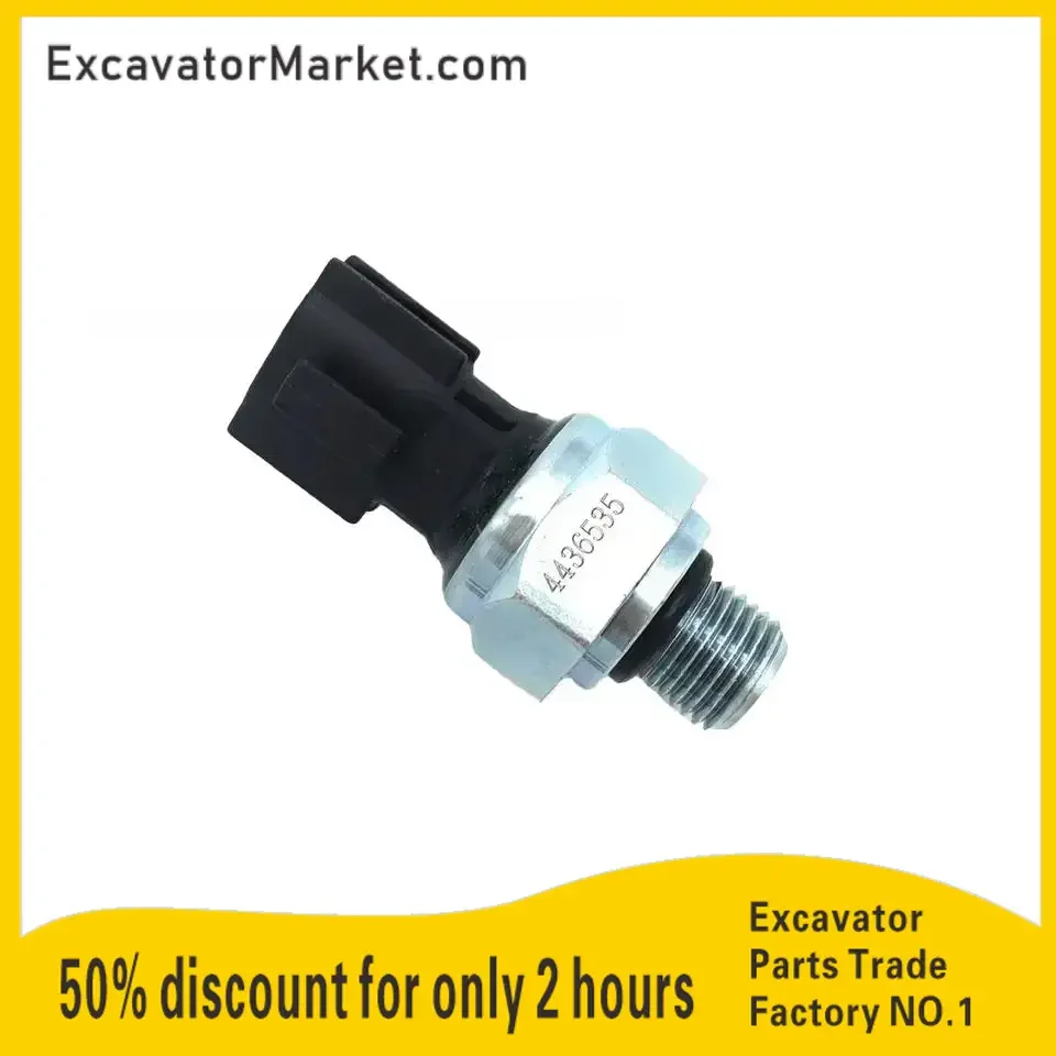 Pressure Sensor Switch 4436535 4436536 for Hitachi Excavator ZX200 ZX210 ZX230 ZAX240 ZAX330 ZX470 EX200-2/-3/-5