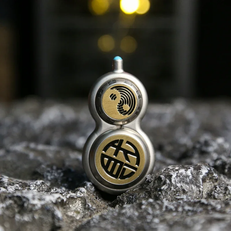 Cucurbit Spinner Fidget Slider Metallo Fidget Toys Strumento ADHD Anti-ansia Giocattoli da scrivania Giocattoli antistress Regali per adulti