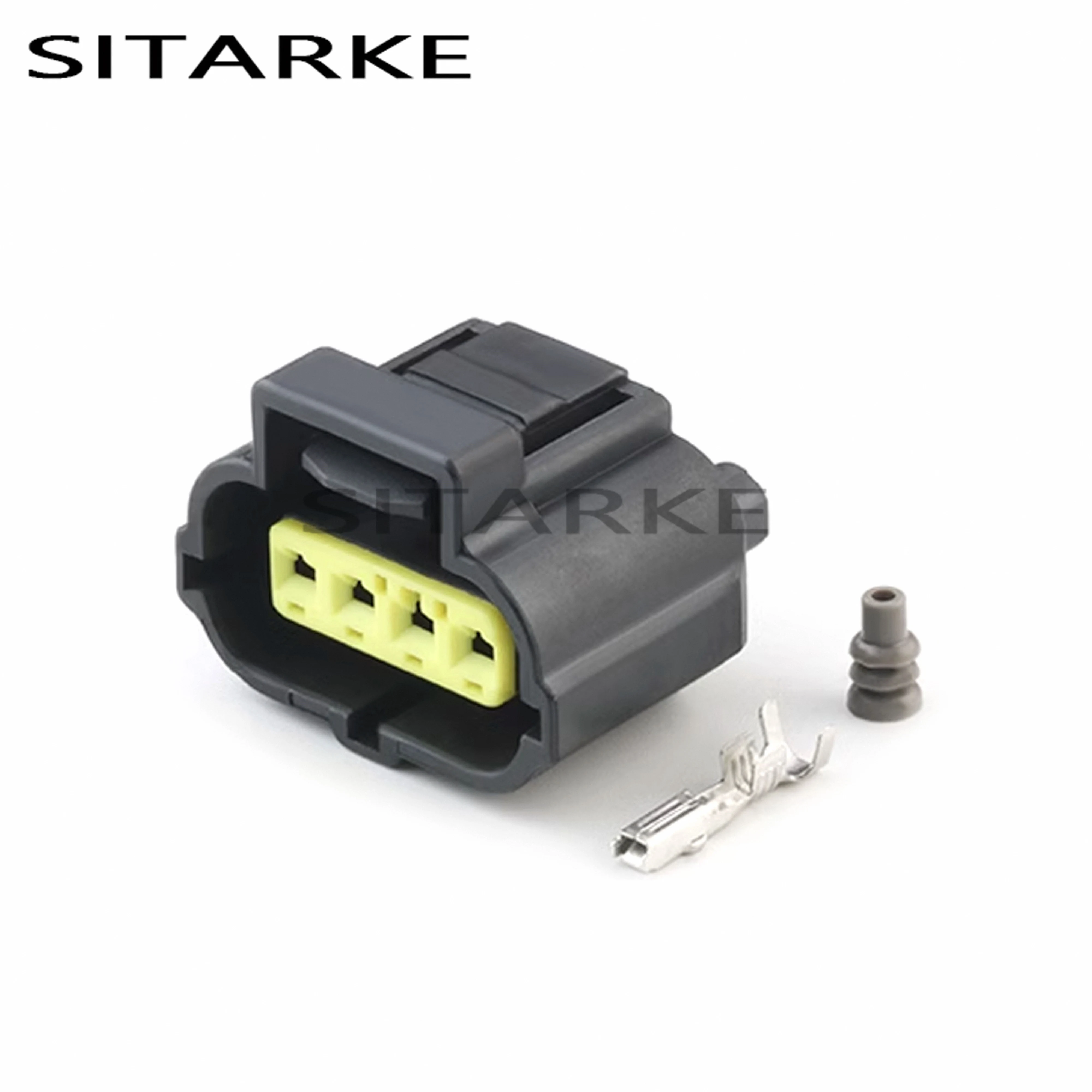 5 Sets 4 Pin Tyco AMP Automotive Waterproof Electrical Wire Connector Throttle Sensor Plug 90980-10711 184046-1 For Toyota