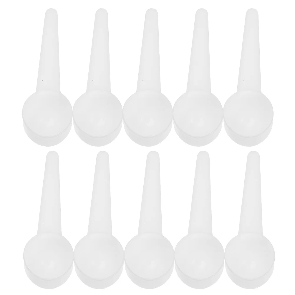 

50pcs Milk Measuring Spoons 10G Protein Scoop For Coffee Sugar Salt Portable Lightweight Gram Kitchen Camping