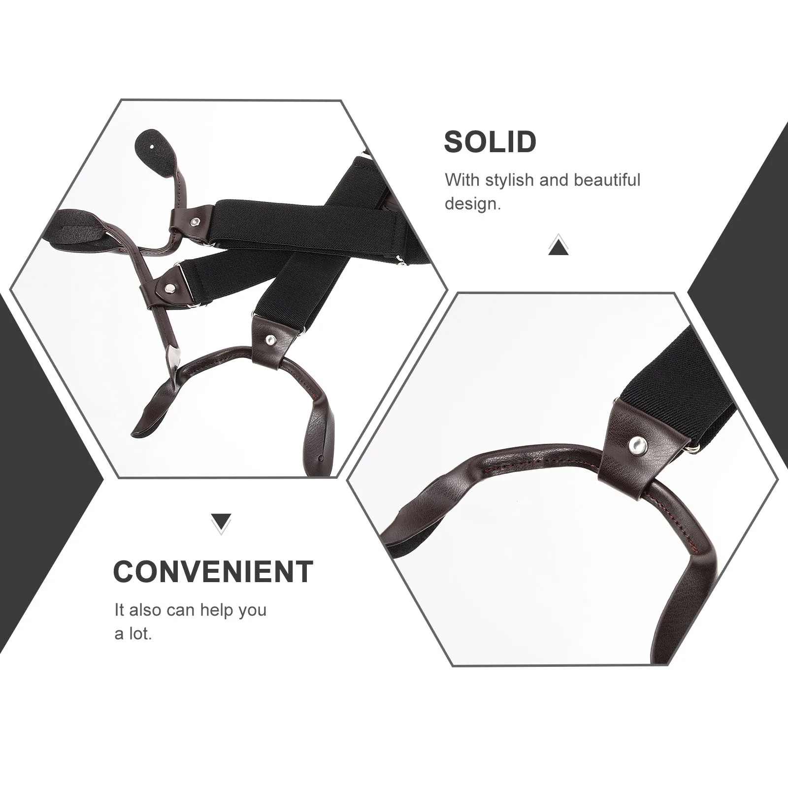 رجل أسود قابل للتعديل الأقواس للسراويل الجينز دعوى حفل زفاف ارتداء اليومي الحمالات للرجال الأسود الأقواس فستان رجالي #1